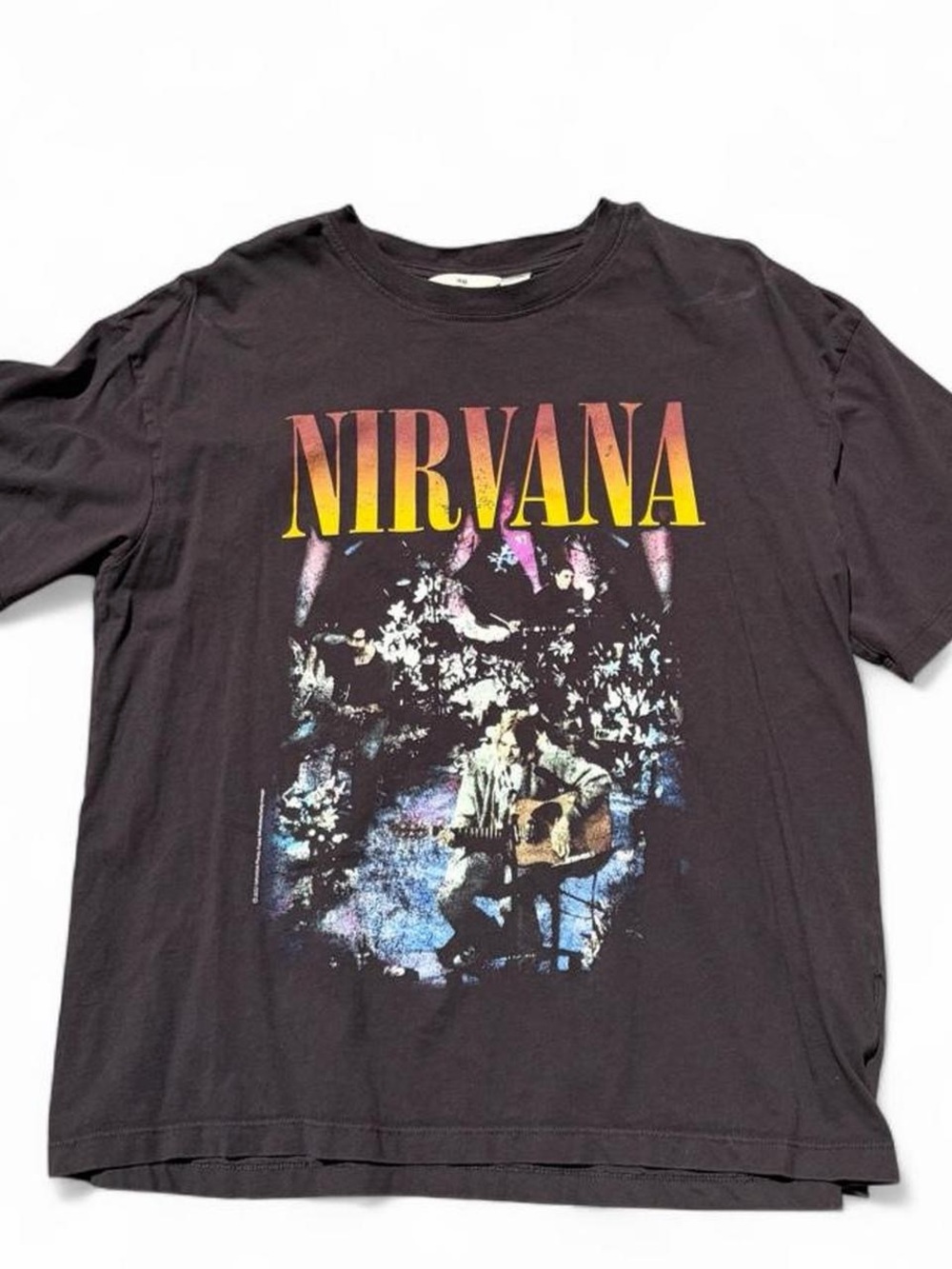 Nirvana Black Graphic Band T‑Shirt